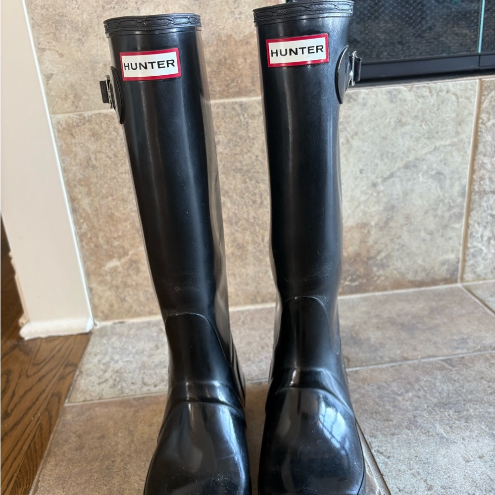 Hunter Classic Black Tall Boots
